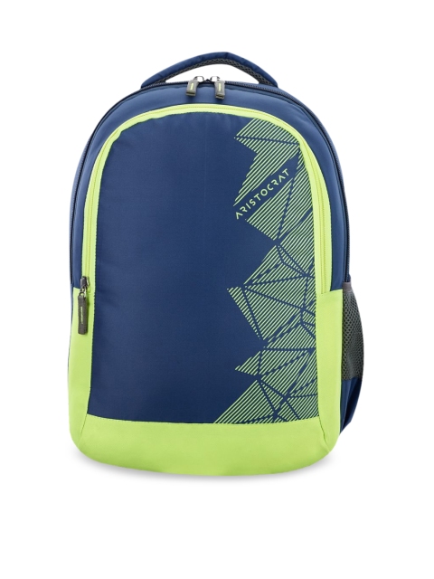 

Aristocrat Unisex Blue Printed Backpack