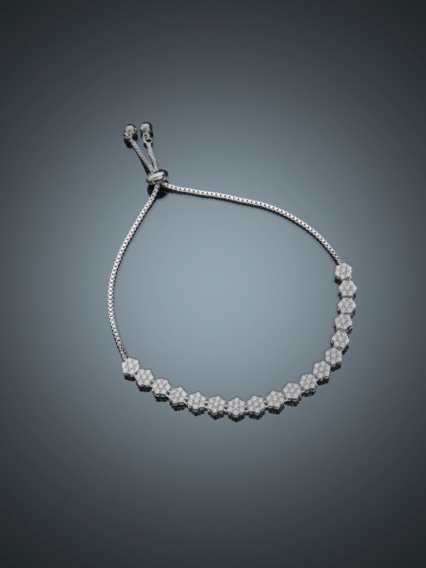 

shaze Silver-Plated Antique Link Bracelet