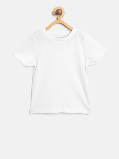

Marks & Spencer Boys White Solid Round Neck T-shirt