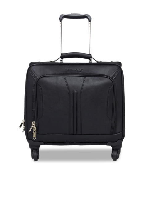 

MBOSS Unisex Black Cabin Trolley Bag with Laptop Compartment