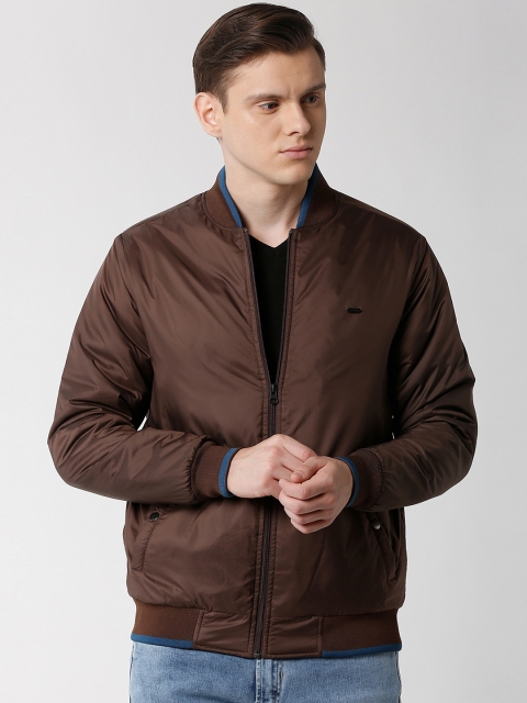 

Peter England Casuals Men Brown Solid Padded Jacket