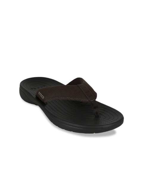

Crocs Men Brown Solid Thong Flip-Flops