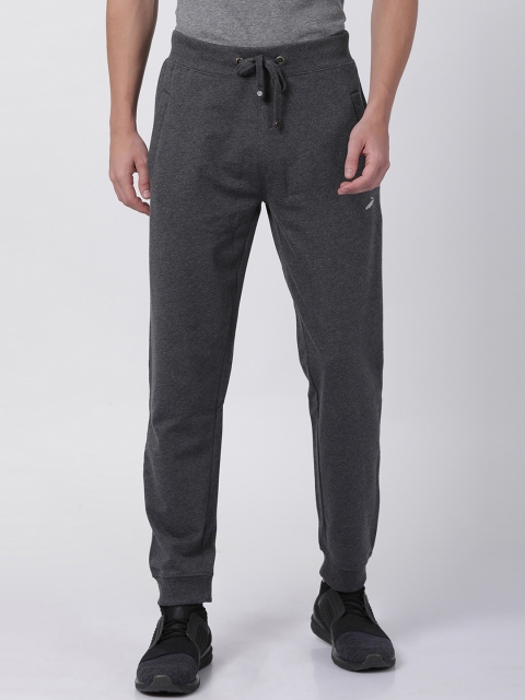 

Crocodile Men Grey Solid Slim-Fit Joggers