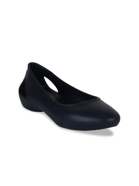 

Crocs Women Navy Blue Solid Ballerinas