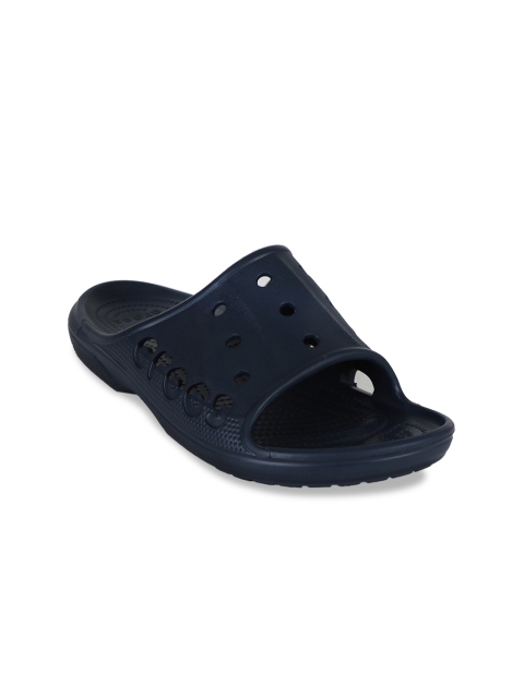 

Crocs Women Navy Blue Solid Sliders