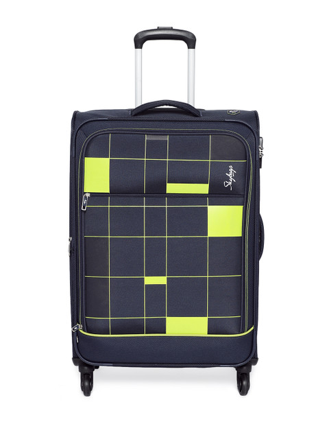

Skybags Unisex Blue Solid VYBE 4W EXP STROLLY 81 CYAN Cabin Trolley Bag