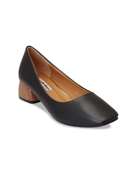 

pelle albero Women Black Solid Pumps