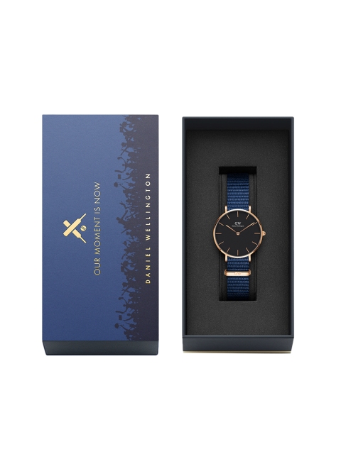 

Daniel Wellington Women Black Classic Petite Bayswater Analogue Watch DW00100297