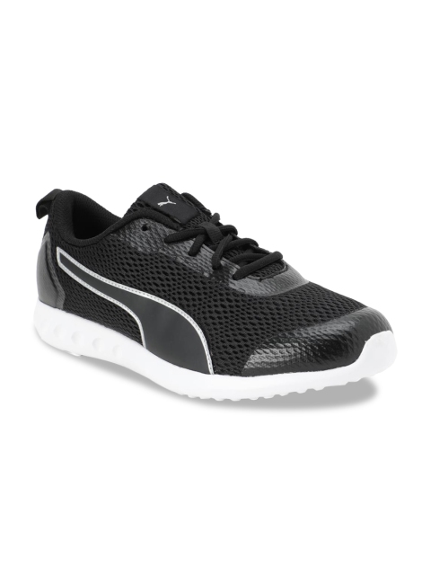 

Puma Men Black Mesh Mid-Top Cruxston Running Shoes