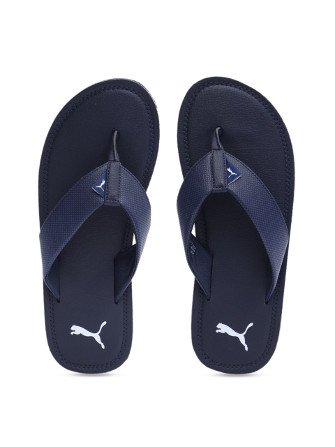 

Puma Men Navy Blue Solid Slip-Ons