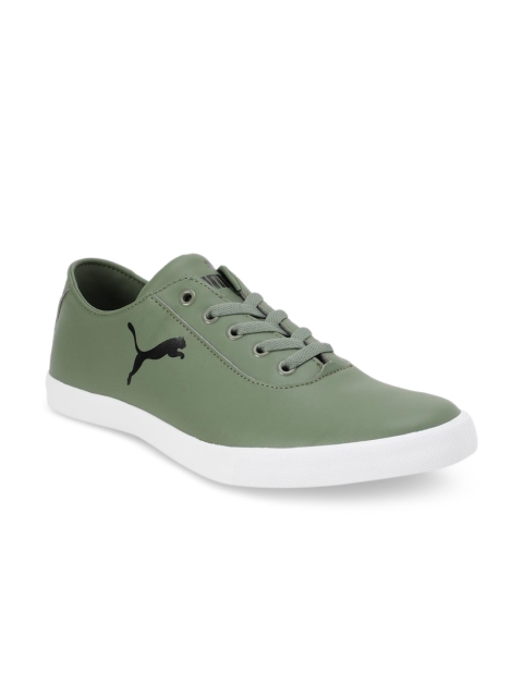 

Puma Men Olive Green Primnos IDP Sneakers