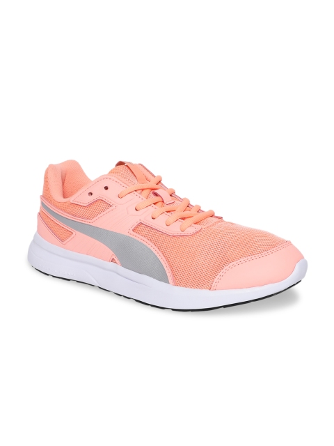 

Puma Women Peach-Coloured Mesh Mid-Top Running Shoes Escaper Mesh