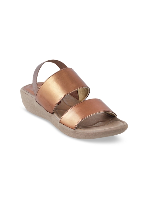 

SOLE HEAD Women Gold-Toned Solid Heels