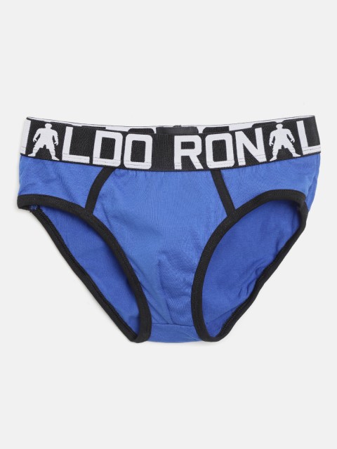 

CR7 Cristiano Ronaldo Boys Blue Solid Briefs 8400-6600-4802