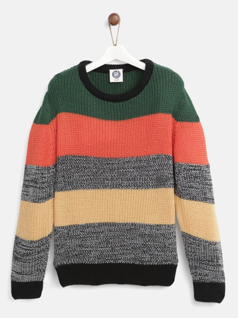 

YK Boys Multicoloured Striped Pullover, Multi