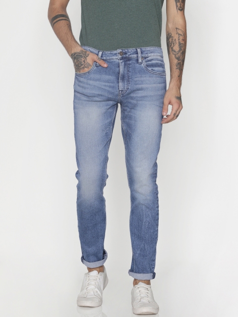 

Jack & Jones Men Blue Ben Skinny Fit Low-Rise Clean Look Stretchable Jeans