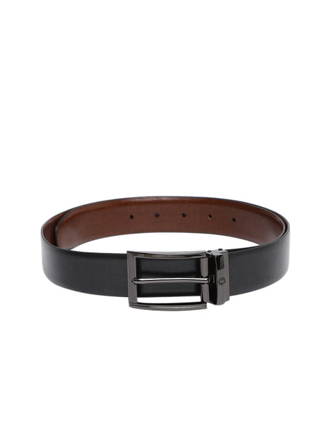 

Louis Philippe Men Black Genuine Leather Belt