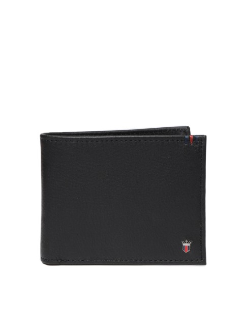 

Louis Philippe Sport Men Black Solid Two Fold Leather Wallet