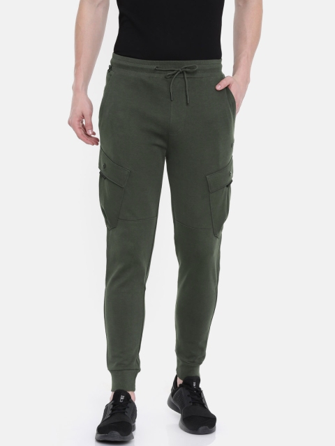

Proline Active Men Olive Green Solid Joggers