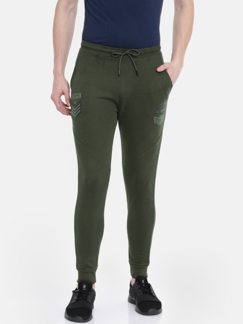 

Proline Active Men Olive Green Regular Fit Solid Joggers