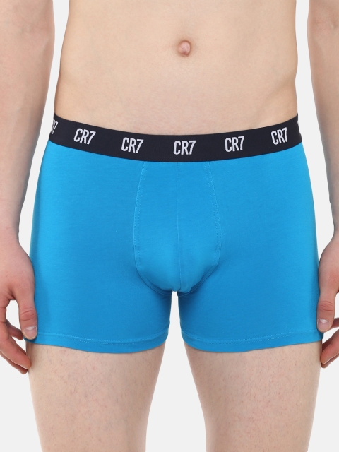 

CR7 Cristiano Ronaldo Men Blue Solid Trunks 8100-49-27
