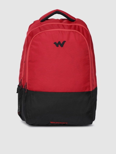 

Wildcraft Unisex Red & Black Promo A Colourblocked Backpack