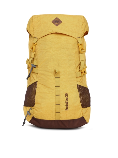 

Wildcraft Unisex Mustard Yellow Solid Rock & Ice MCS 30 Rucksack