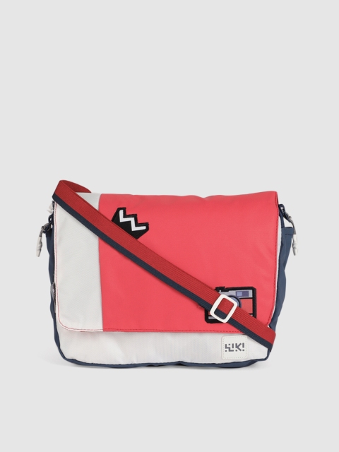

Wildcraft Unisex Red & White Printed Messenger Bag