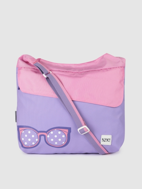 

Wildcraft Unisex Purple & Pink Grab-it Plus Printed Messenger Bag