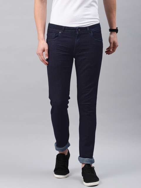 

Peter England Casuals Men Blue Skinny Fit Mid-Rise Clean Look Stretchable Jeans