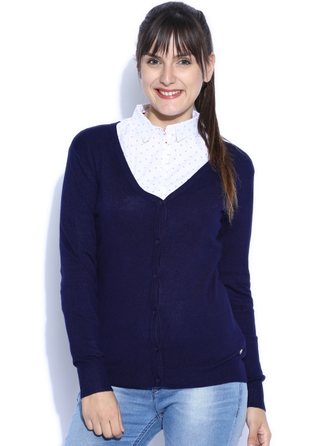 

U.S. Polo Assn. Women Dark Blue Cardigan