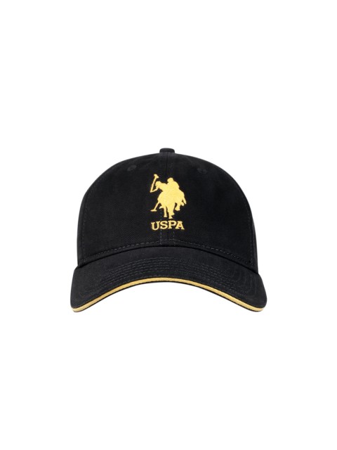 

U.S. Polo Assn. Men Black Embroidered Baseball Cap