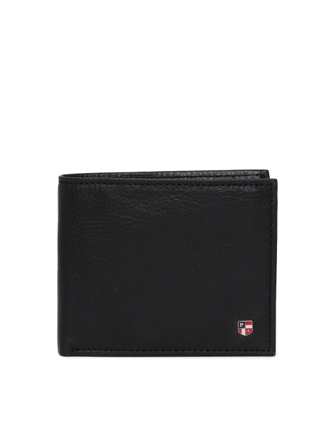 

U.S. Polo Assn. Men Black Solid Two Fold Wallet