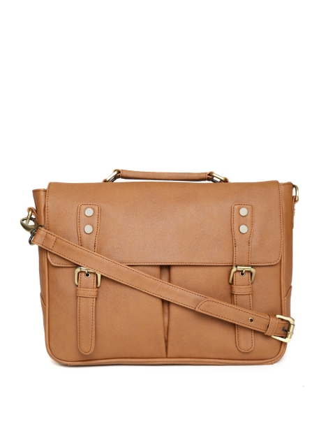 

Gauge Machine Unisex Brown Solid Handcrafted Laptop Bag