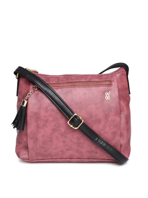 

Baggit Pink Solid Sling Bag