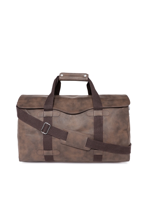 

EVOQ Men Brown Duffel Bag