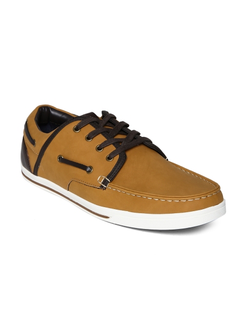 

ALDO Men Tan Brown Leather Casual Shoes