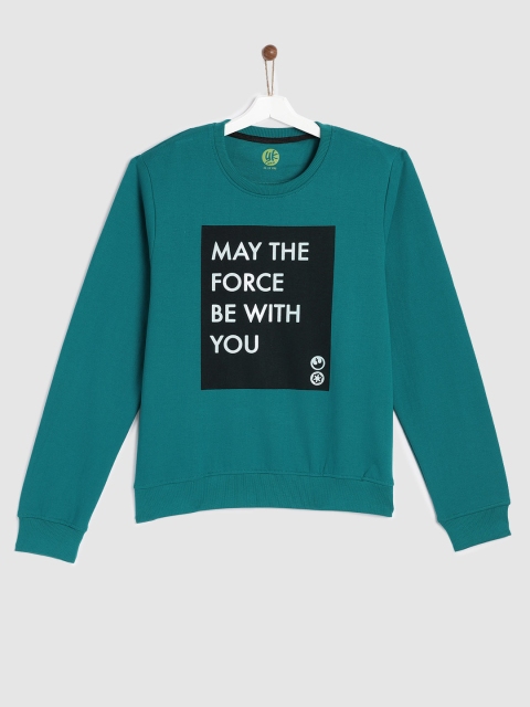 

YK Star Wars Boys Teal Blue Printed Sweatshirt