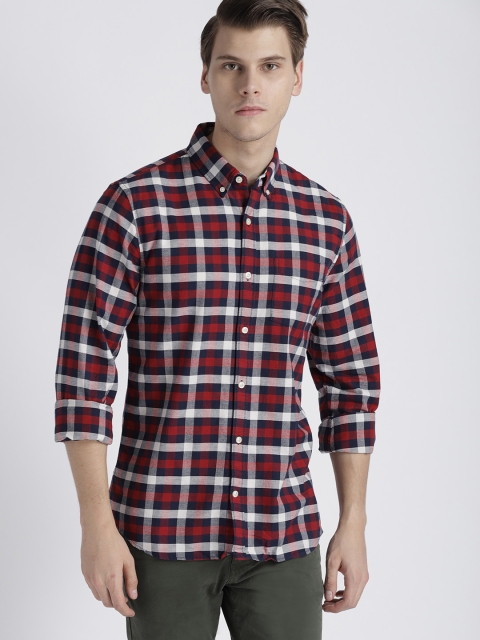 

GAP Men Oxford Shirt, Red