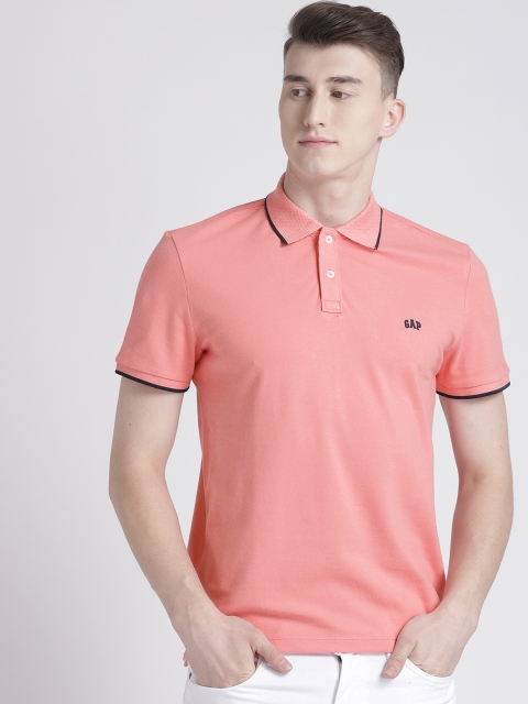 

GAP Men Logo Short Sleeve Polo Shirt, Pink