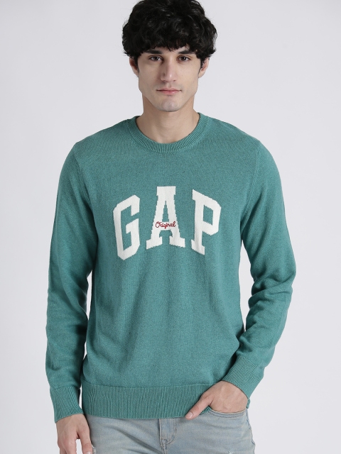 

GAP Men's Logo Crewneck Sweater, Green