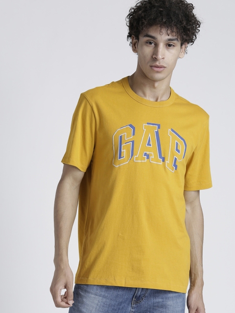 

GAP Men's Logo Crewneck T-Shirt, Mustard