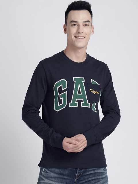 

GAP Men's Original Logo Pocket T-Shirt, Navy blue