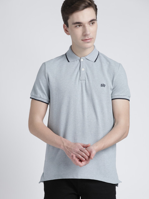 

GAP Men's Logo Short Sleeve Polo Shirt, Blue