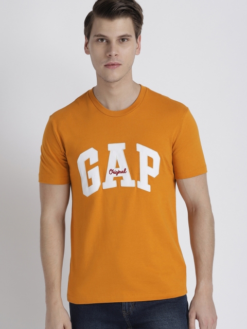 

GAP Men's Logo Crewneck T-Shirt, Mustard