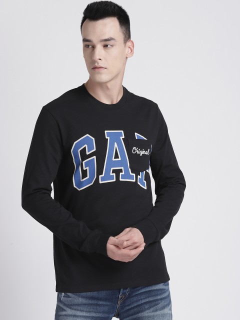 

GAP Men's Original Logo Pocket T-Shirt, Black