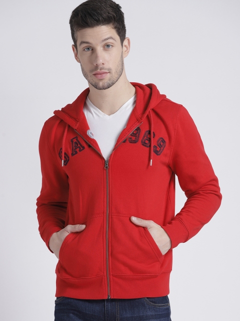 

GAP Men's Logo Fleece Zip Hoodie, Red
