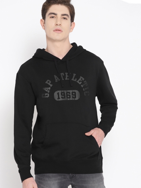 

GAP Men's Logo Pullover Hoodie, Black