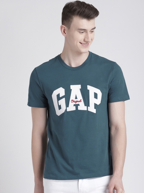 

GAP Men Logo Crewneck T-Shirt, Teal