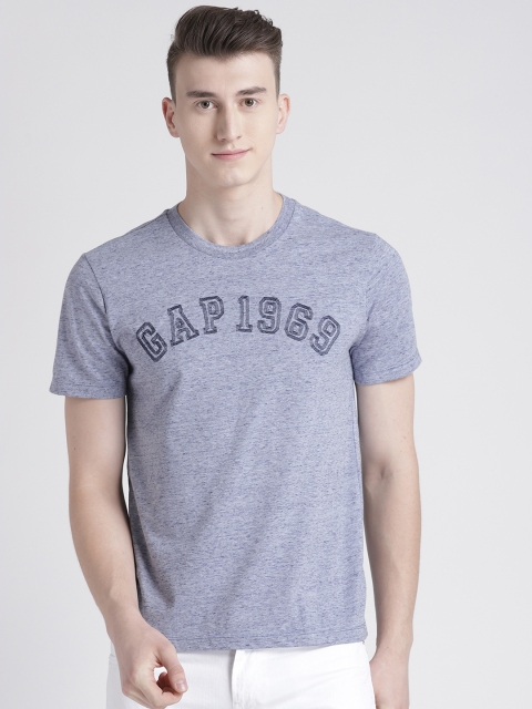 

GAP Men's Logo Short Sleeve Crewneck T-Shirt, Blue